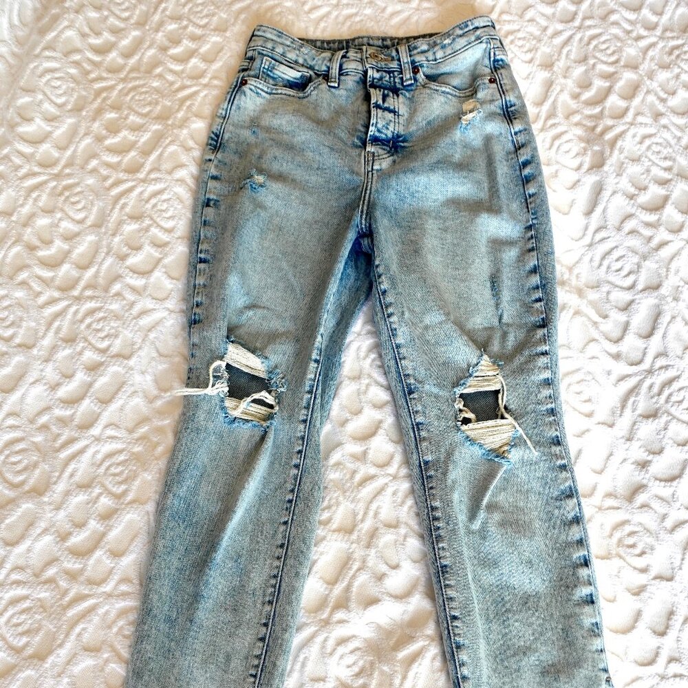 Old Navy Higher High Rise O.G. Straight Jeans, Size 4